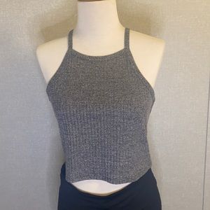 Bozzolo Grey Crop Tank: L